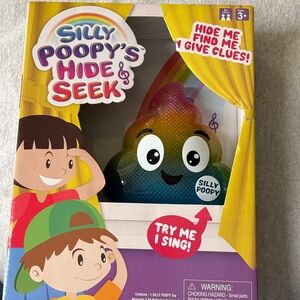 New In Box Silly Poopy’s Hide and Seek Toy - Multicolor